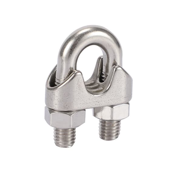 M8 Kabelbindere, Rustfrit Stål Wire Rope Bindere, Kabelklemme U Bolte