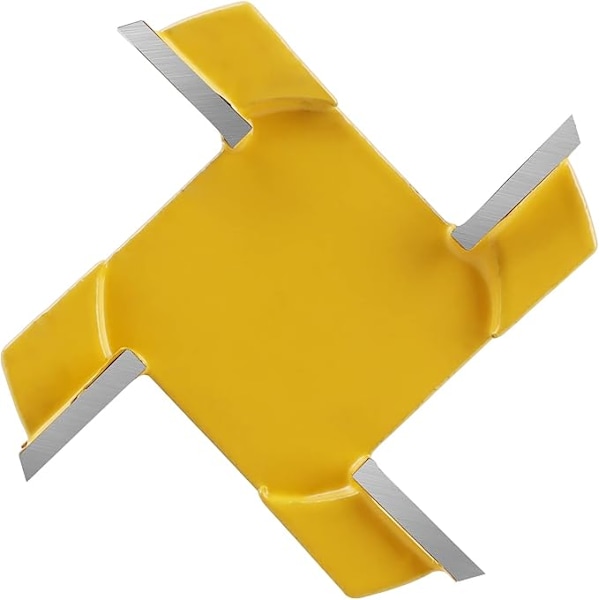 Planfræser, Notfræser, 8 mm klinge 1/4\" skaft T-overfræserbit, til døre, borde, hylder, vægge og mere