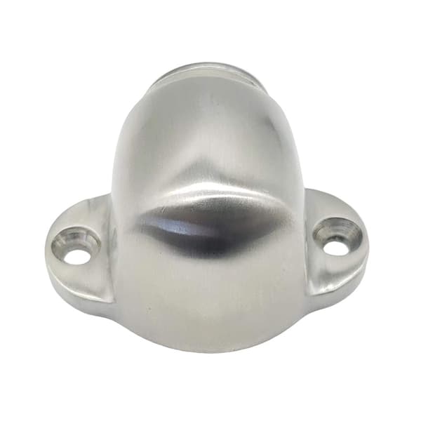 Børstet metal gulvmonteret magnetisk dørstopper