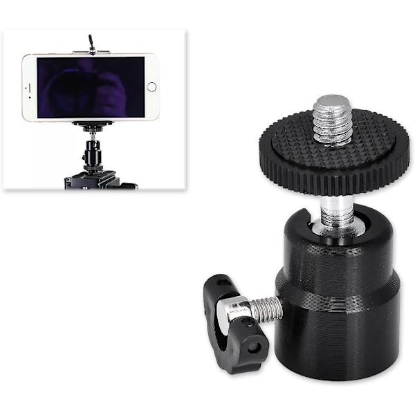 1/4 tommer hot shoe-montering med ekstra skrue til skoadapter til kameraer, videokameraer, smartphones, Gopro, LED-videolys, mikrofon, videoskærm (2 pakker)