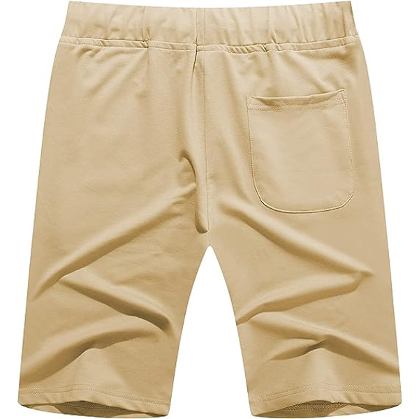 Herre Avslappede Shorts Elastiske Jogger Gym Aktiv Lomme Shorts khkai