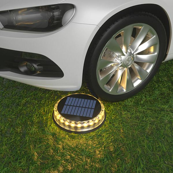 4-pack solcellslampor utomhus varmvitt 2000-2500K vattentät IP65