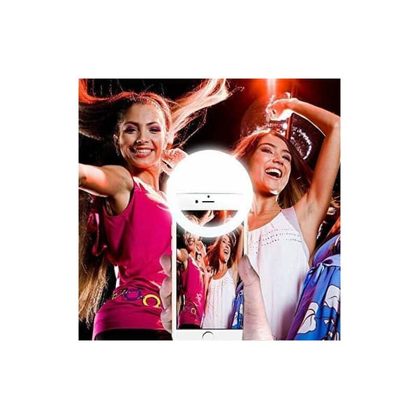 2 stk 28LED Selfie Light LED Selfie Clip Light Oppladbar Dimbar