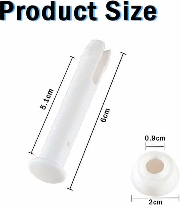 Set med 24 plastpoolpinnar och Intex poolkoppling, 6 cm kopplingsnålar för modell