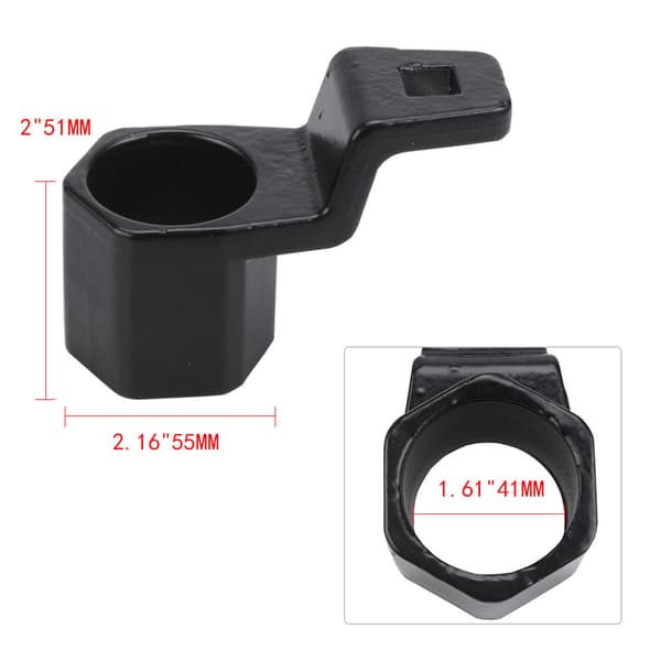 Musta teräksinen kampiakselin avain 1/2\" 50 mm