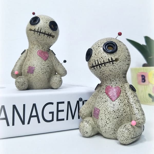 Dukke Kegle Brænder Røgelse Holder Desktop Halloween Dekoration med