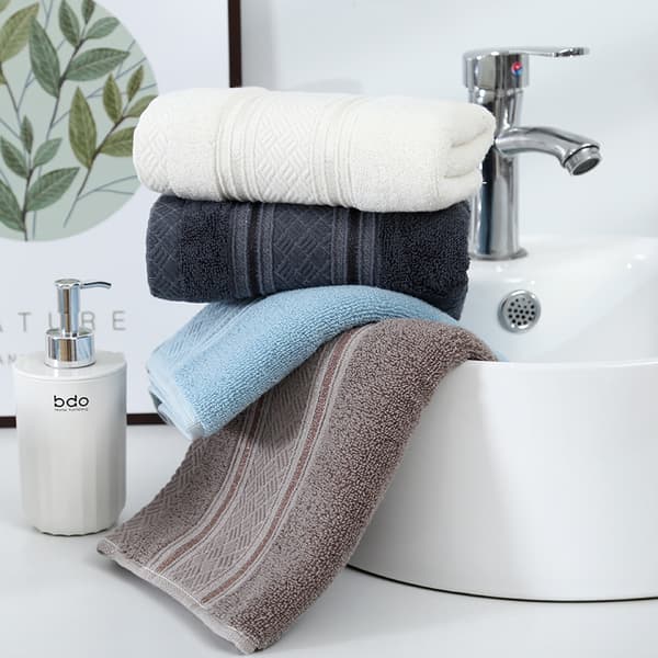 Myke, superabsorberende bomullshåndklær (4-pakning, 33*74 cm)