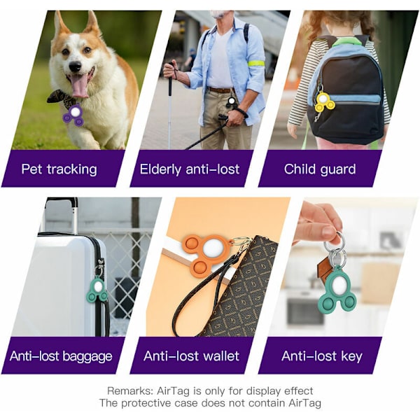 for Airtag Cover Strap Silikonfodral Anti-Lost Location GPS Track