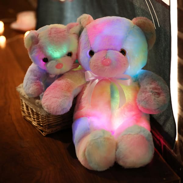 Glowing Ribbon Rainbow Gosedjur Flicka