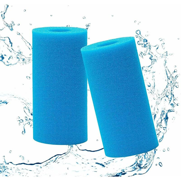 Svømmepølsfilter Skumfilter Svamp, Svømmepølsfilter Skum, 10X20cm 2stk