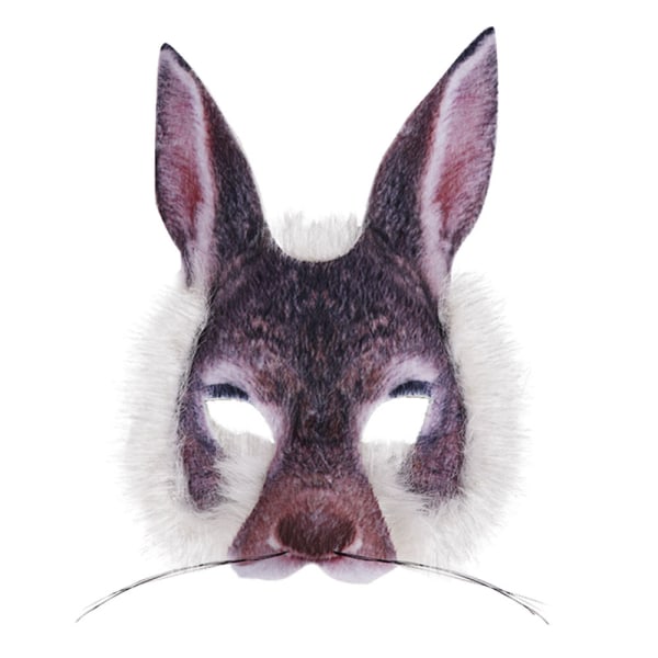 Påskhare mask, fest maskerad dekoration rekvisita, djurmask