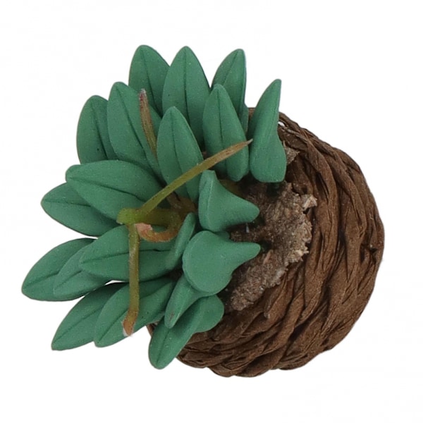 Miniatyr Potteplanter 1/12 Skala Dekorative Harpiks Dukkehustilbehør for DIY Ornament