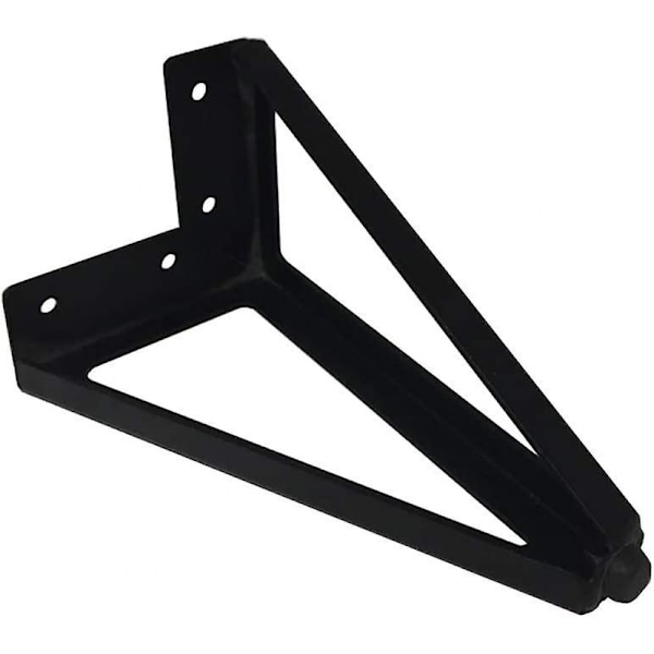 4 pakker møbelben, metal, 15 cm sorte møbelben (15 cm, sort)