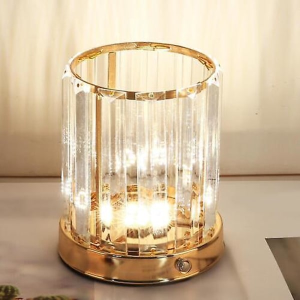 Romantisk nattbordslampe LED nattlysbelysning for stue