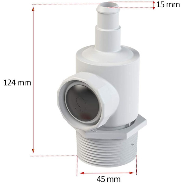 9-100-9001 Universal Vægreplacement Stik Kompatibel med Polaris Zodiac 280 380 180 med Robot Hale Skum børste