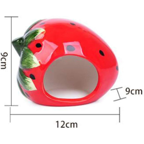 Hamstergömställe Keramik Bedårande Seriefigur Hamsterhus Chinchilla