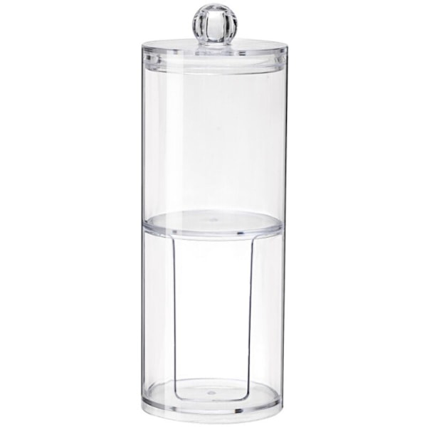 Bomullsdottbeholder Bomullsdottdispenser Plast Bomullsdottbeholder Transparent
