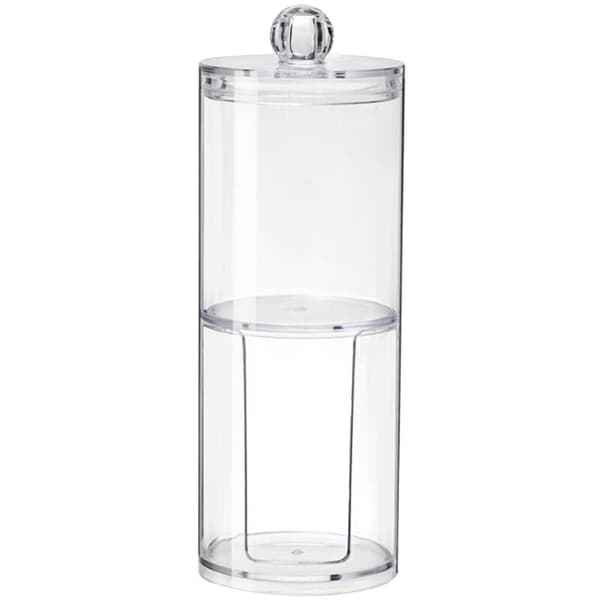 Bomullstops Dispenser Bomullstops Hållare Plast Bomullstops Hållare Transparent