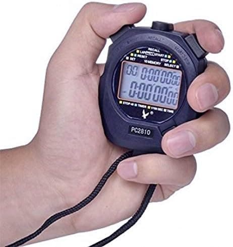 Profesjonell stoppeklokke Sport digital timer, 2 linjer 10 m