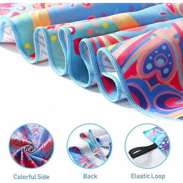 Sandtett Mikrofiber Strandhåndkle 160*80CM Superabsorberende Reise