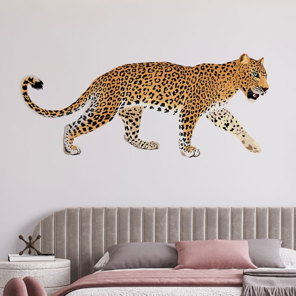 1 st Jaguar Leopard väggklistermärke väggdekal väggdekor för vardagsrum