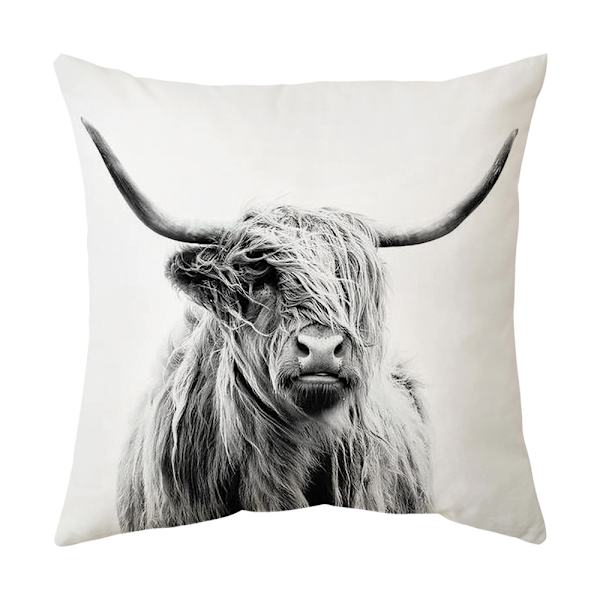 4 kpl tyynynpäälliset 45X45cm eläinkuvio pehmeä koristeellinen