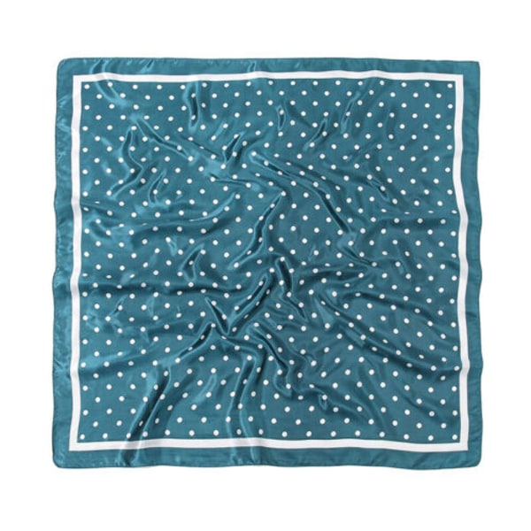 90*90cm Huvudduk Halsduk Vintage Simulerad Silke Sjal Satin