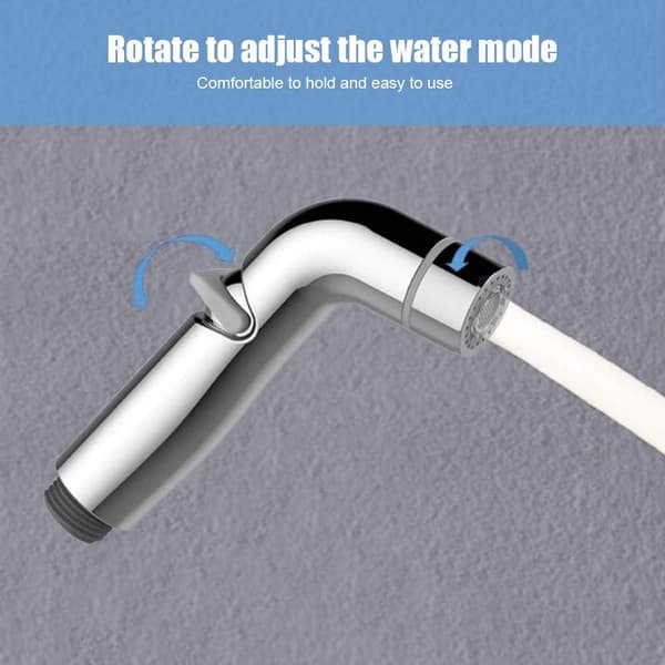 ABS Toilet Sprayer Håndbruser Kit Bidet Justerbart Tryk Spra