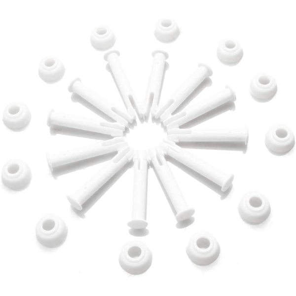 Leddpinner og tetninger (12 stk) for Intex runde metallrammebassenger reservedeler, Intexpool reservedeler (6 cm / 2,36 tommer)