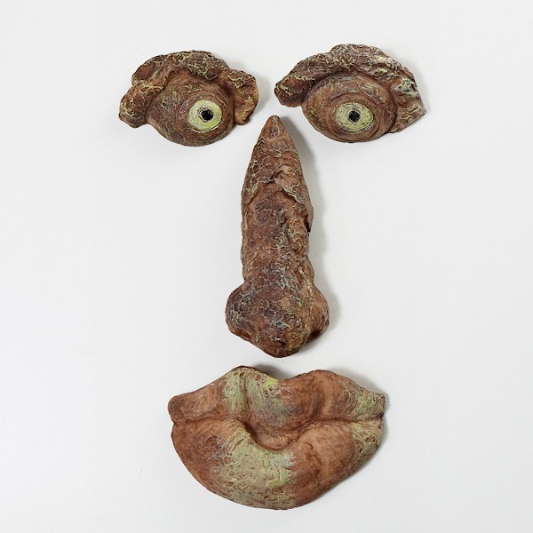 Træknuser Mand, Havekigger Gårdkunst, Gårdkunst Skulptur Dekorationer Udendørs Skulptur Træansigt Have Baghave Dekoration, Sjovt Resin Træansigt Bi