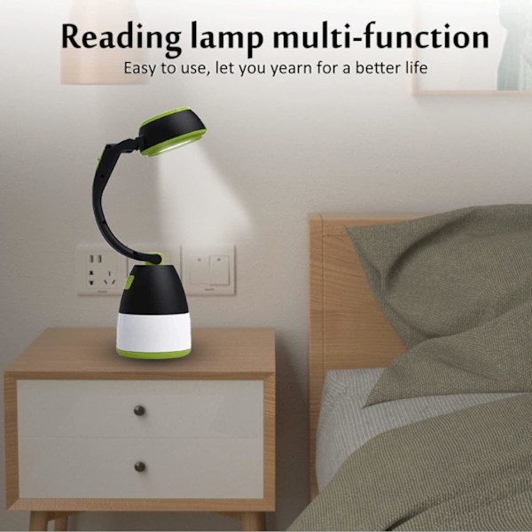 3 i 1 multifunktionsficklampa med inbyggt uppladdningsbart litiumbatteri