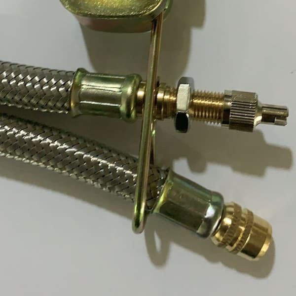 2-pakning, ventilforlenger for dekk, ventilforlengelse for lastebil-, buss- og tilhengerdekk, 18 cm