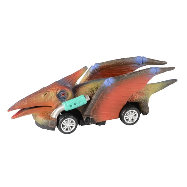 Dinosaur pull-back bil 6-pakning