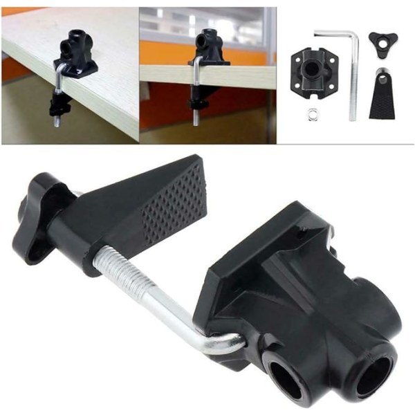 1 stk. Metal skrivebordslampe stativ skrivebord montering klip svingarm tegnelampe Cl