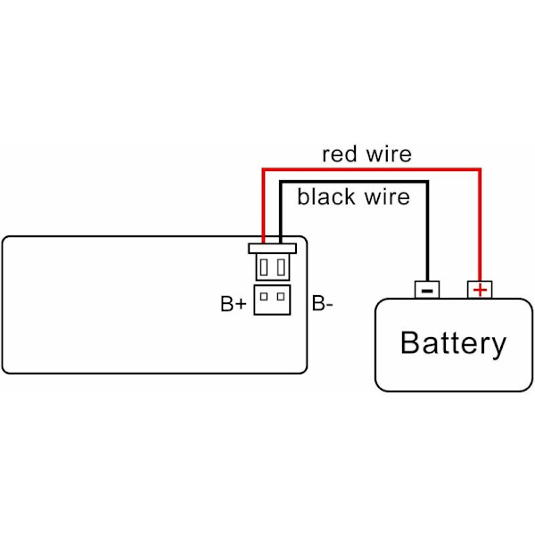 10-100V Batterikapacitetsmonitor Programmerbar Spänning Batterinivåmätare
