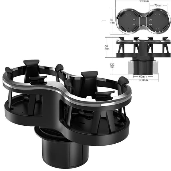 Dobbelthulls koppholder for biler drikke cola termos