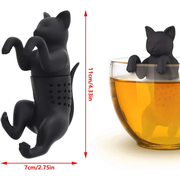 2 st katt teinfuser, bulk teinfuser, söt djur teinfuser
