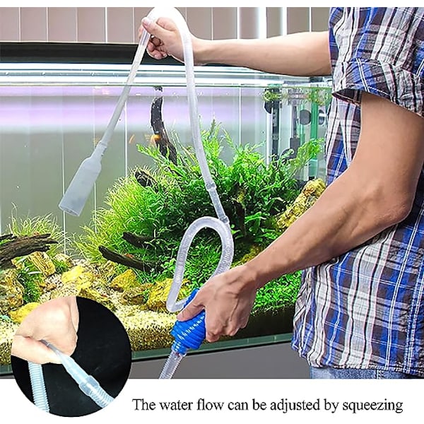 Akvarie/Fiskesiphon, Akvarie Siphon Grusfilter, Manuel