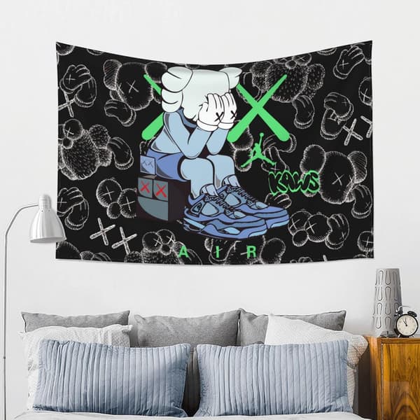 Gobeläng sovrum vardagsrum sovsal hem väggdekoration konst 90x150cm