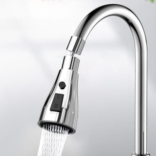 Plastskum 360 Swivel Vannbesparende Kranhode - 4,5 x 10,8 x 5