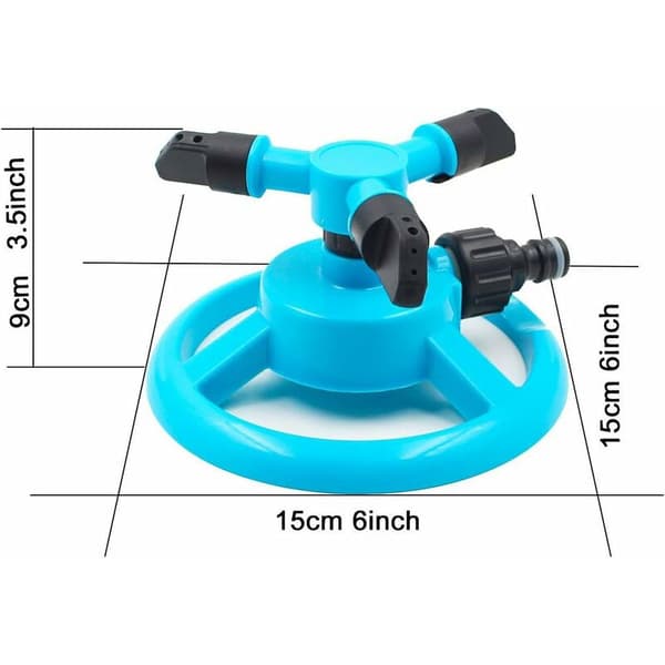 Gräsmattesprinkler 360° Automatiska spraypistoler Roterande vattensp