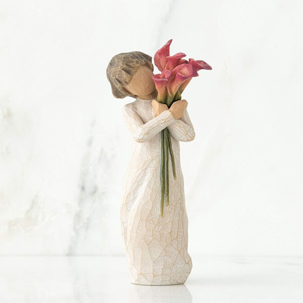 Sälgar blommar, handskurna och målade