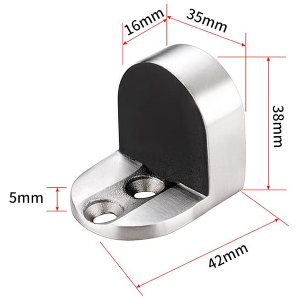 304 rustfrit stål magnetisk dørstopper gulv magnetisk dørstopper gulv magnetisk dørstopper gulv