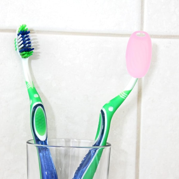 6-pack tandborsthuvuden, silikonöverdrag för elektriska tandborstar