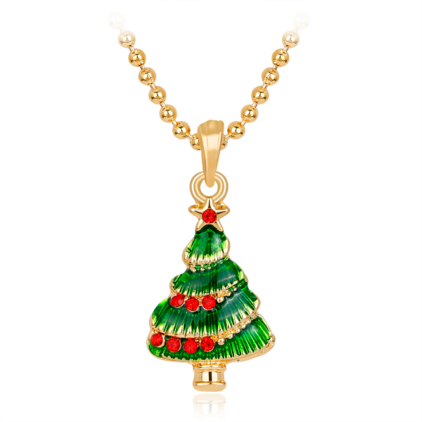 1 st julgran hänge halsband jul smycken present för kvinnor flickor