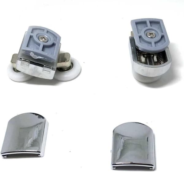 8 st Duschdörrsrullar av zinklegering CY-908AB-(23-25)MM