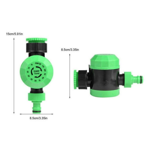 1 stk 2 timer hage automatisk vanningstimer mekanisk timer Gar