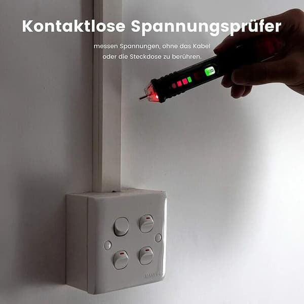 Beröringsfri spänningstestare/Trasig kabellokalisator/Strömtestare, C