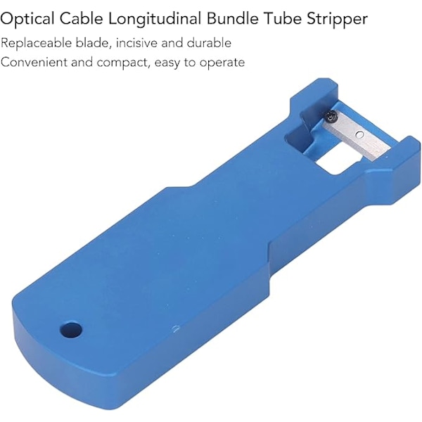 Kabelstripper, fiberoptisk jakkestripper, fiberoptisk bufferrørsstripper, skræller, optisk kabel, langsgående bjælkerørsstripper, 8,5-14 mm