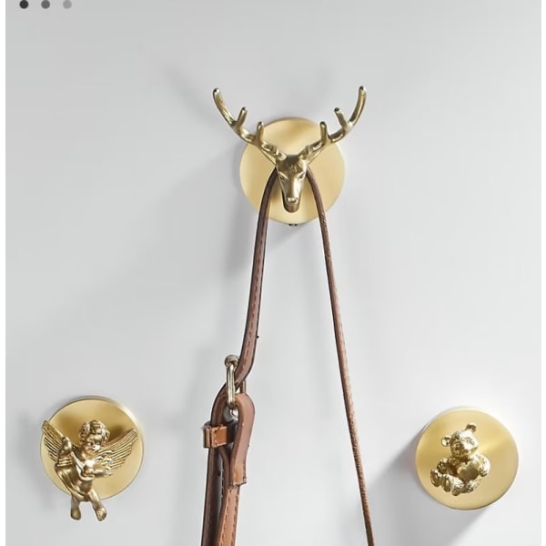 Kreativa Horn Krokar / Enkla Väggkrokar, Krokar Hängande På Väggen